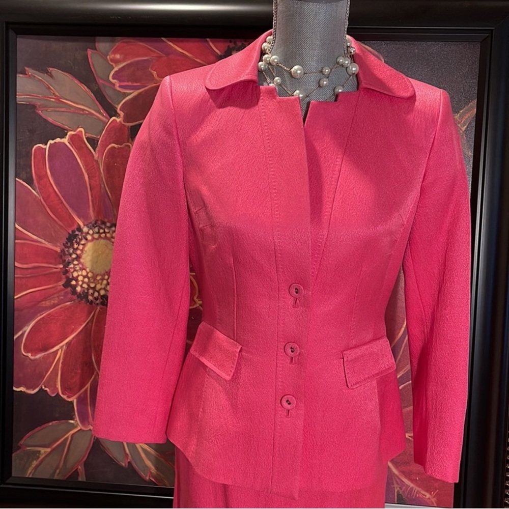 Anne Klein Pink Tailored Blazer